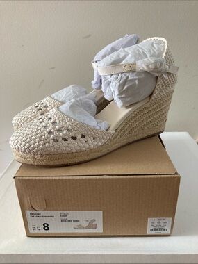 JCrew Factory crochet espadrille sandals